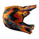 Casco Bicicleta Troy Lee Designs D4 Carbon Crest Dorado