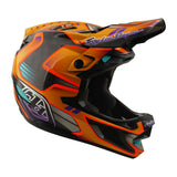 Casco Bicicleta Troy Lee Designs D4 Carbon Crest Dorado