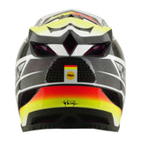 Casco Bicicleta Troy Lee Designs D4 Carbon Lined up Negro