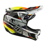 Casco Bicicleta Troy Lee Designs D4 Carbon Lined up Negro