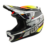 Casco Bicicleta Troy Lee Designs D4 Carbon Lined up Negro