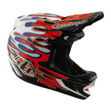 Casco Bicicleta Troy Lee Designs D4 Composite Overspray Blanco / Rojo
