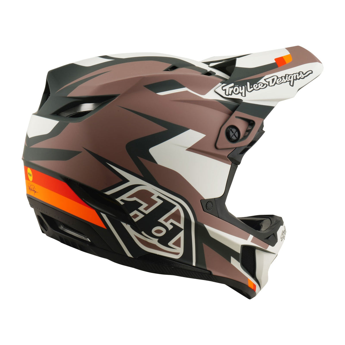 Casco Bicicleta Troy Lee Designs D4 Polyacrylite Roamer Clay