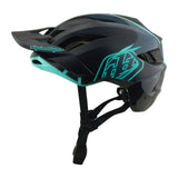 Casco Bicicleta Troy Lee Designs Flowline SE Badge Carbon / Real Teal