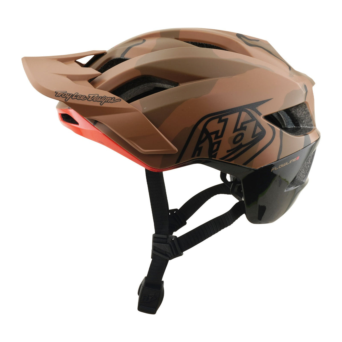 Casco Bicicleta Troy Lee Designs Flowline SE Badge Sienna Camo