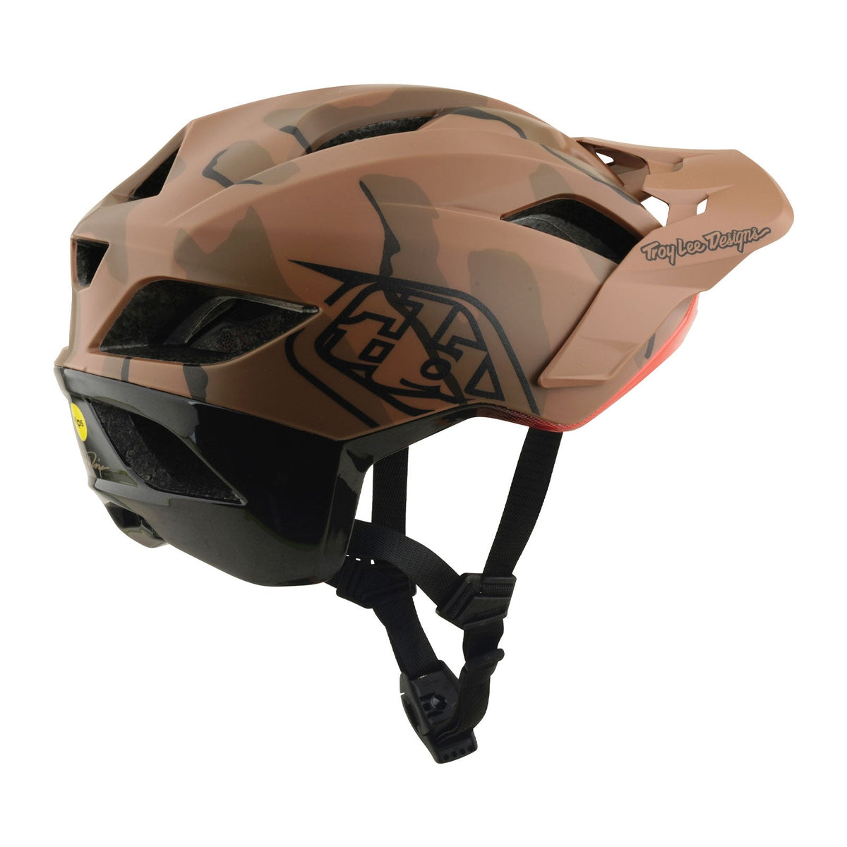 Casco Bicicleta Troy Lee Designs Flowline SE Badge Sienna Camo