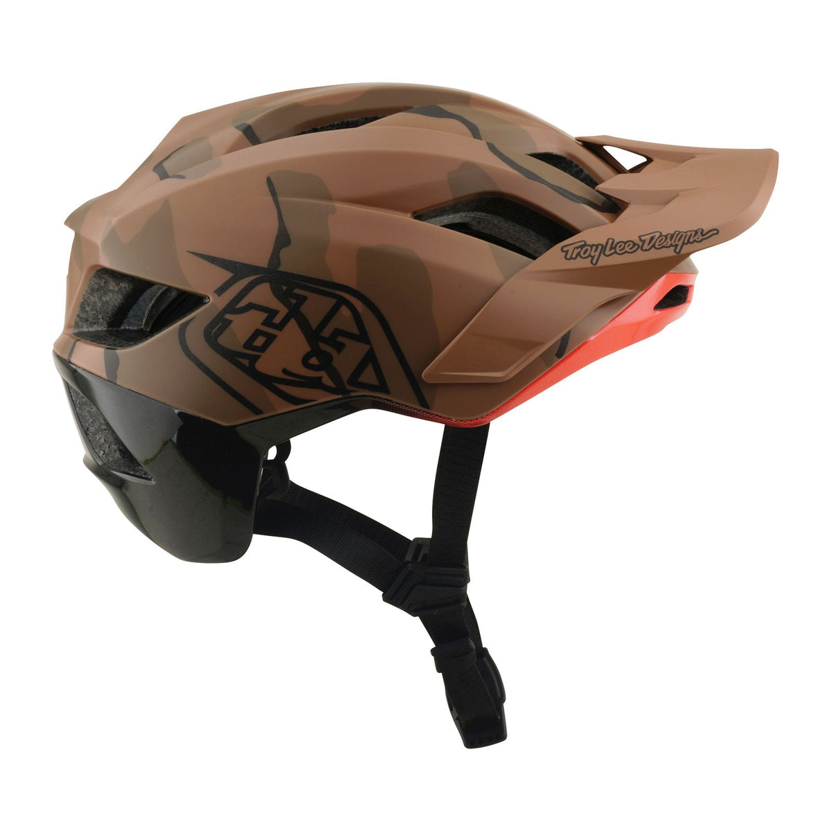 Casco Bicicleta Troy Lee Designs Flowline SE Badge Sienna Camo