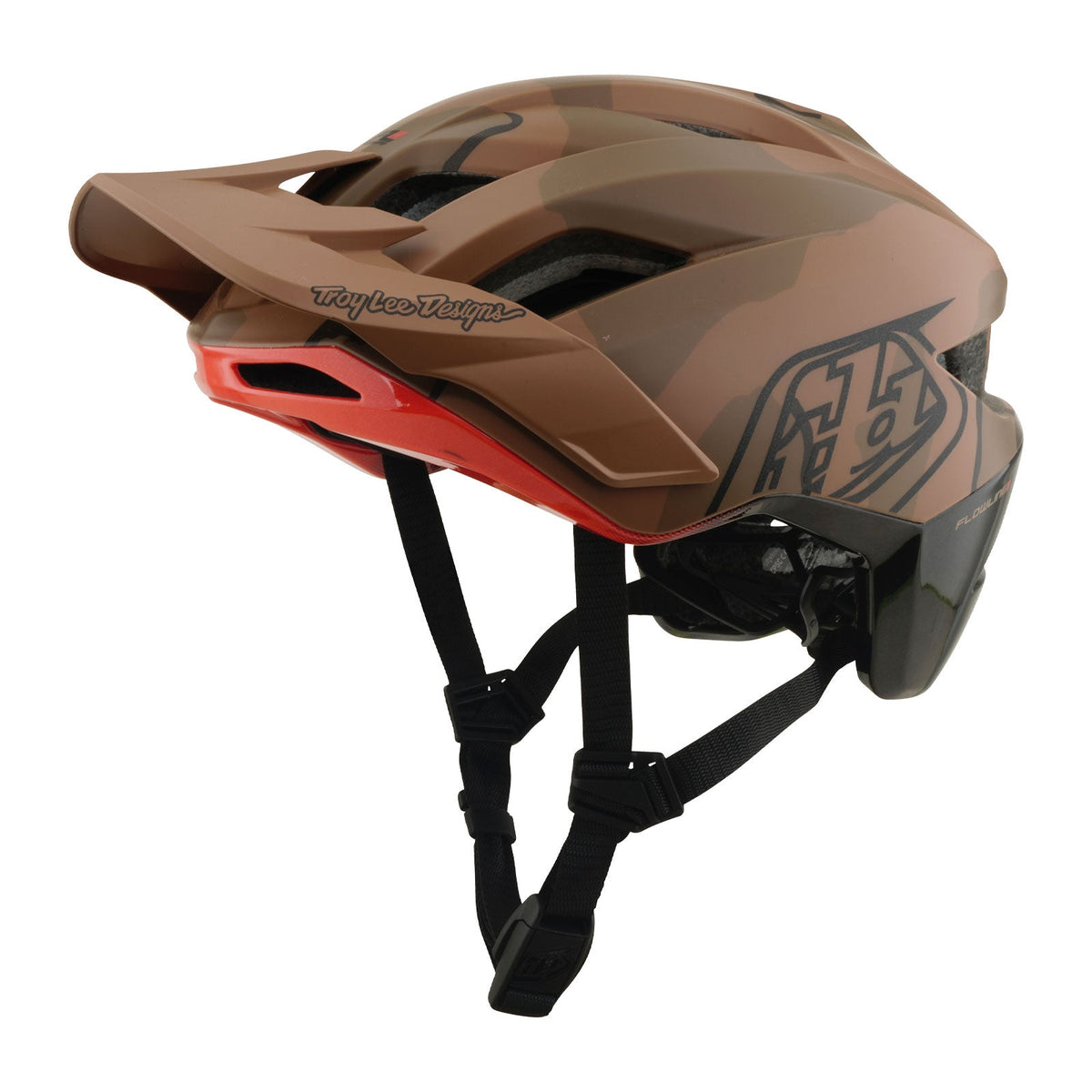 Casco Bicicleta Troy Lee Designs Flowline SE Badge Sienna Camo