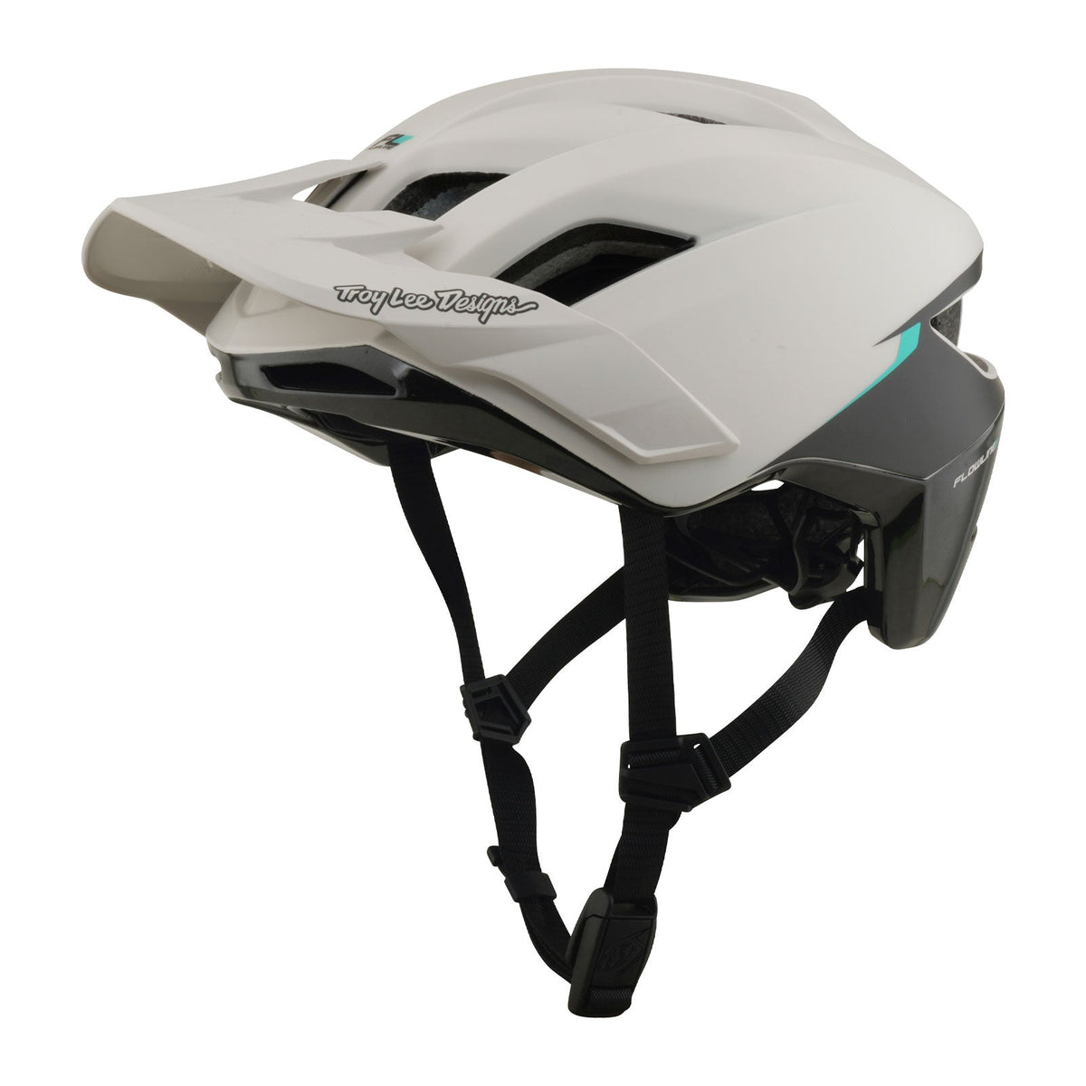 Casco Bicicleta Troy Lee Designs Flowline SE Stacks Pumice / Real Teal