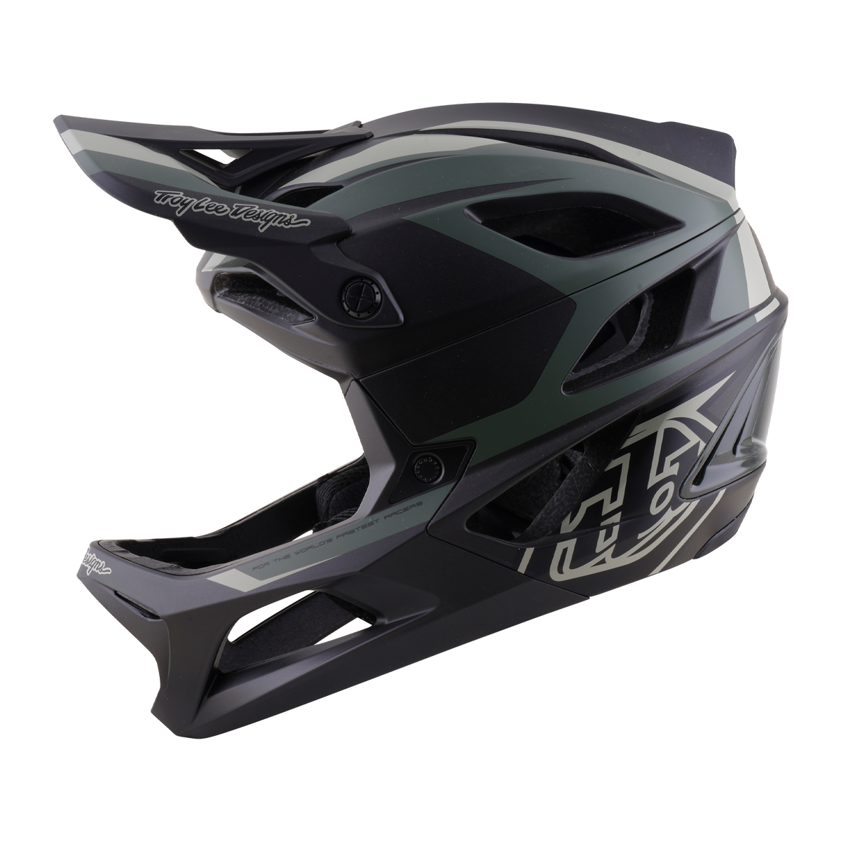 Casco Bicicleta Troy Lee Designs Stage 2 High Vz Army / Charcoal