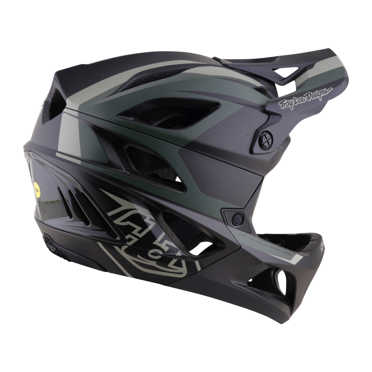 Casco Bicicleta Troy Lee Designs Stage 2 High Vz Army / Charcoal