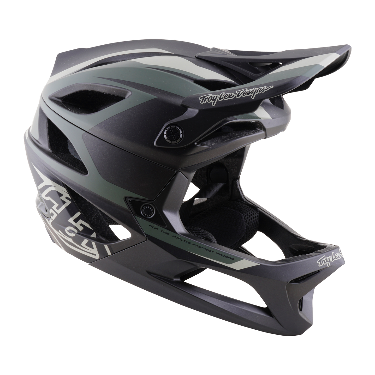 Casco Bicicleta Troy Lee Designs Stage 2 High Vz Army / Charcoal