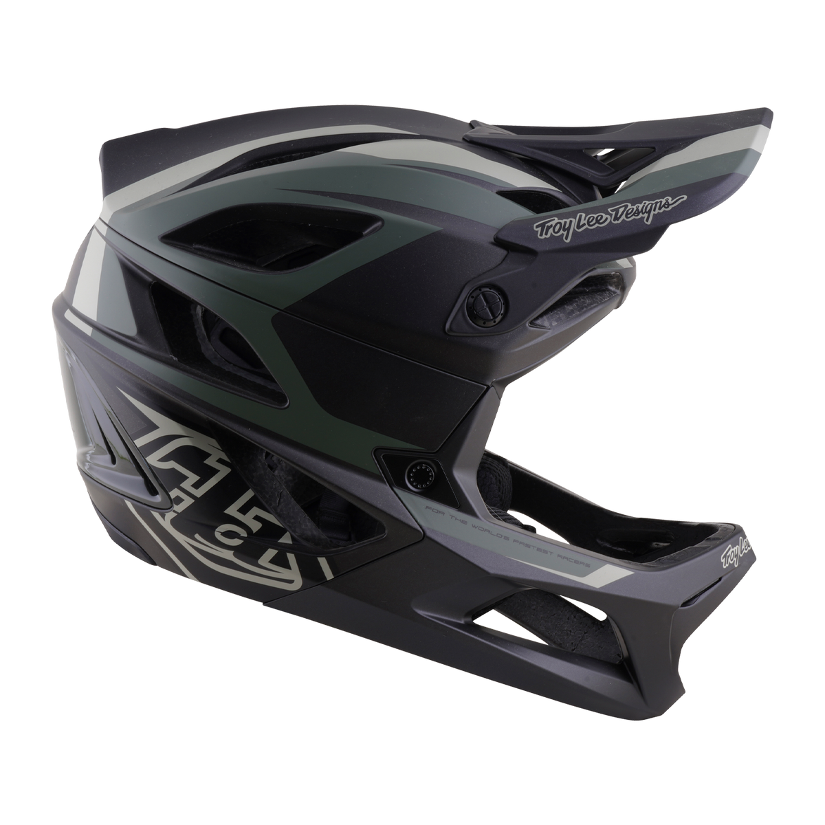 Casco Bicicleta Troy Lee Designs Stage 2 High Vz Army / Charcoal