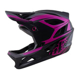Casco Bicicleta Troy Lee Designs Stage 2 High Vz Gris Oscuro / Neon Fuchsia