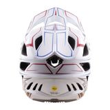 Casco Bicicleta Troy Lee Designs Stage Stunt Pinstripe Blanco