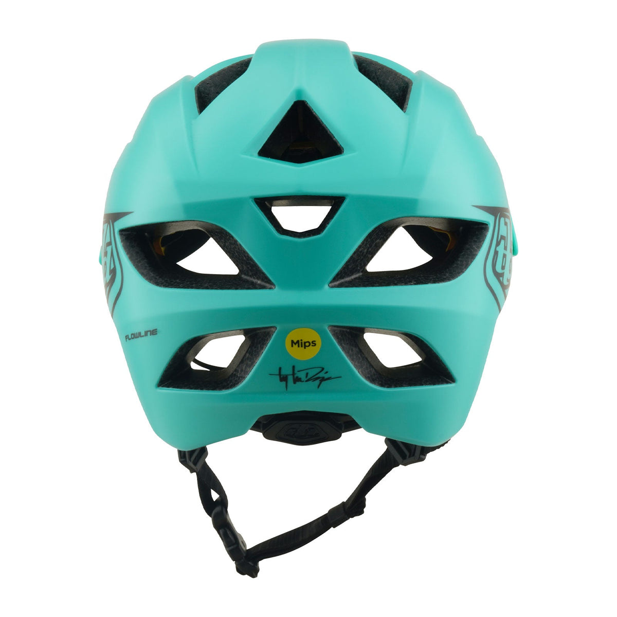 Casco Bicicleta Niño Troy Lee Designs Flowline Point Charcoal / Real Teal