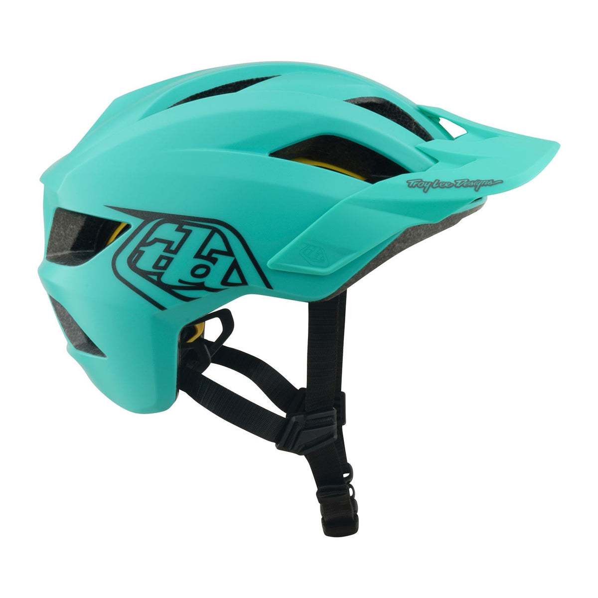 Casco Bicicleta Niño Troy Lee Designs Flowline Point Charcoal / Real Teal