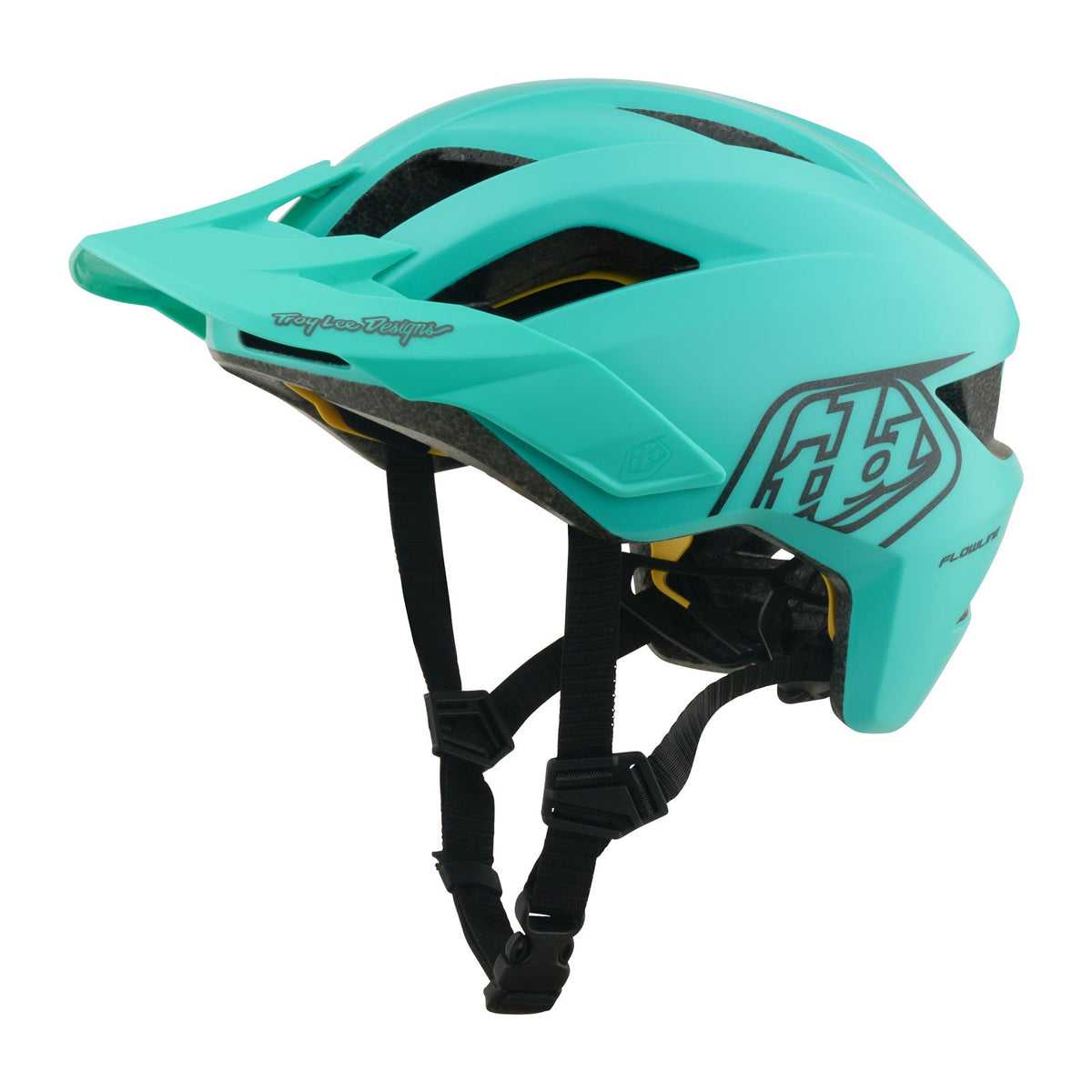 Casco Bicicleta Niño Troy Lee Designs Flowline Point Charcoal / Real Teal