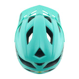 Casco Bicicleta Niño Troy Lee Designs Flowline Point Charcoal / Real Teal
