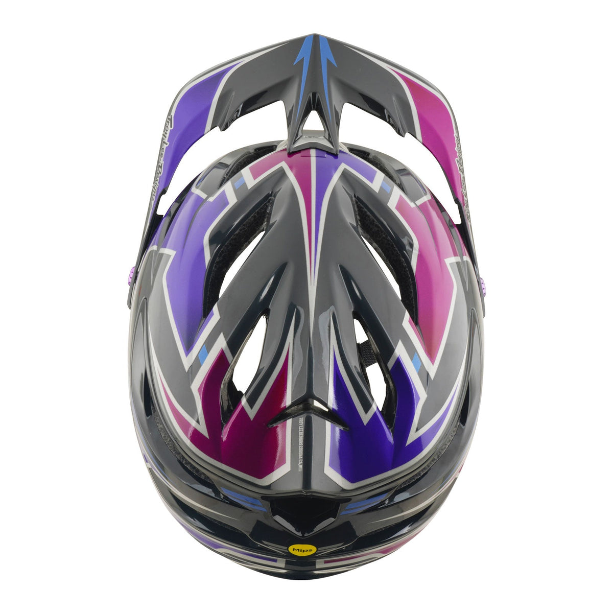 Casco Bicicleta Troy Lee Designs A3 Mask Negro / Morado