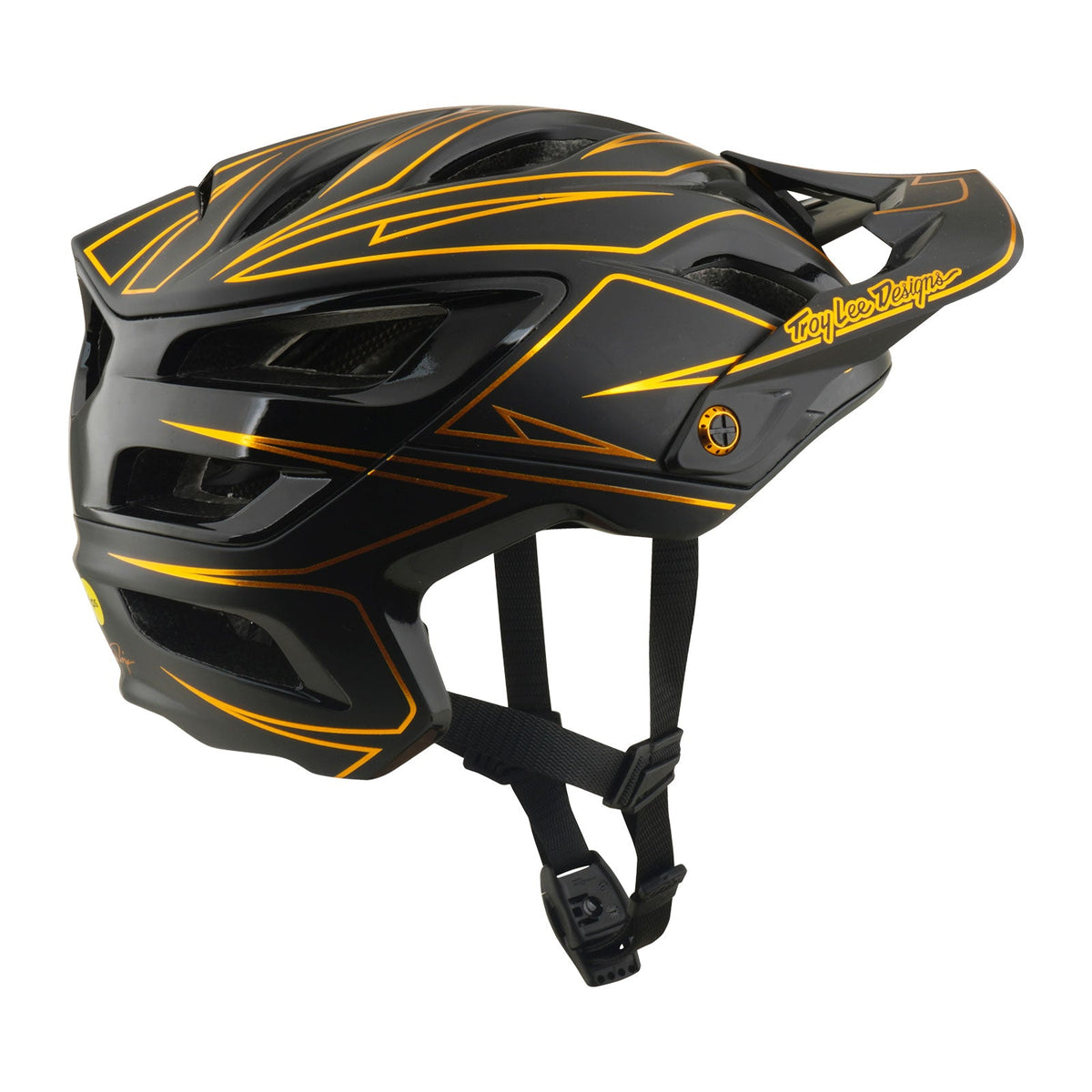 Casco Bicicleta Troy Lee Designs A3 Pinstripe Negro