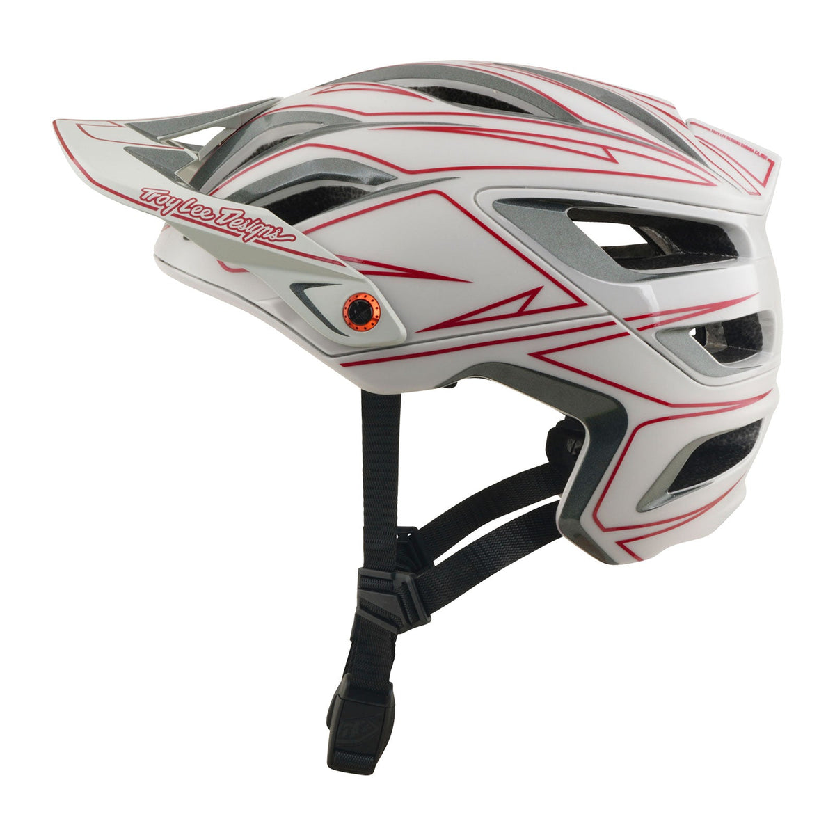 Casco Bicicleta Troy Lee Designs A3 Pinstripe Gris