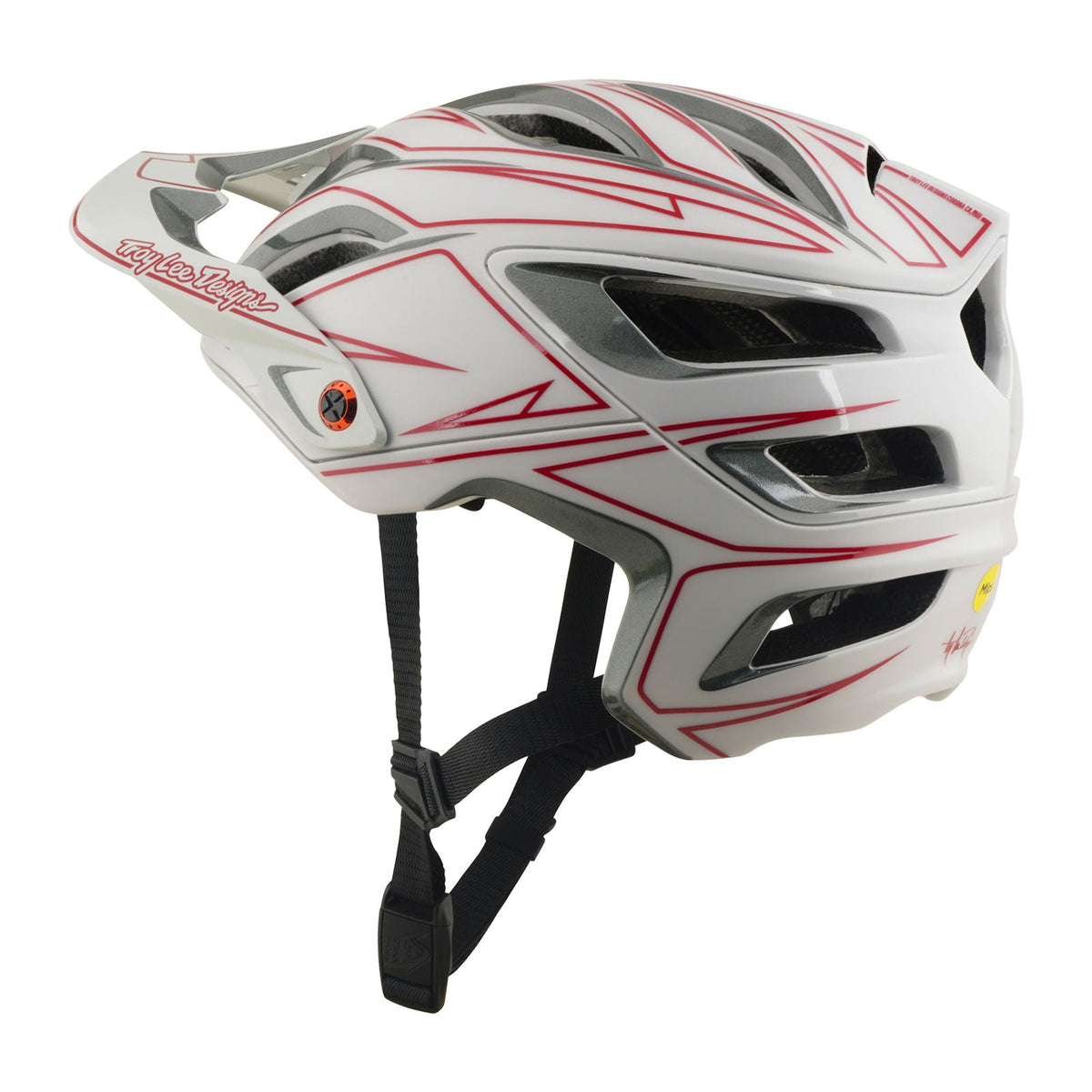 Casco Bicicleta Troy Lee Designs A3 Pinstripe Gris