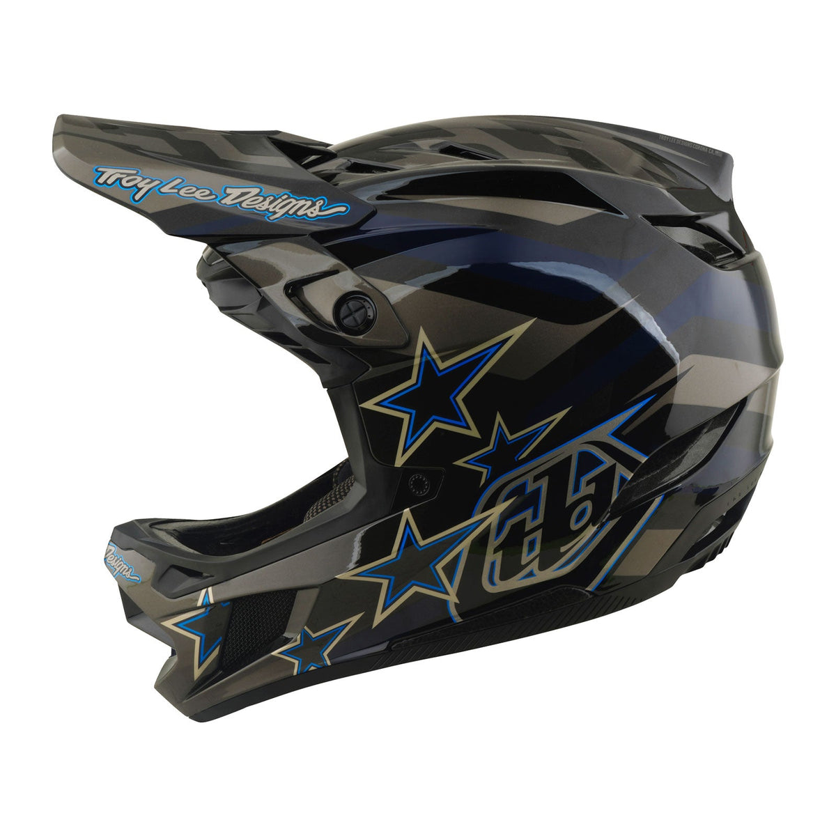 Casco Bicicleta Troy Lee Designs D4 Composite Burst Gris
