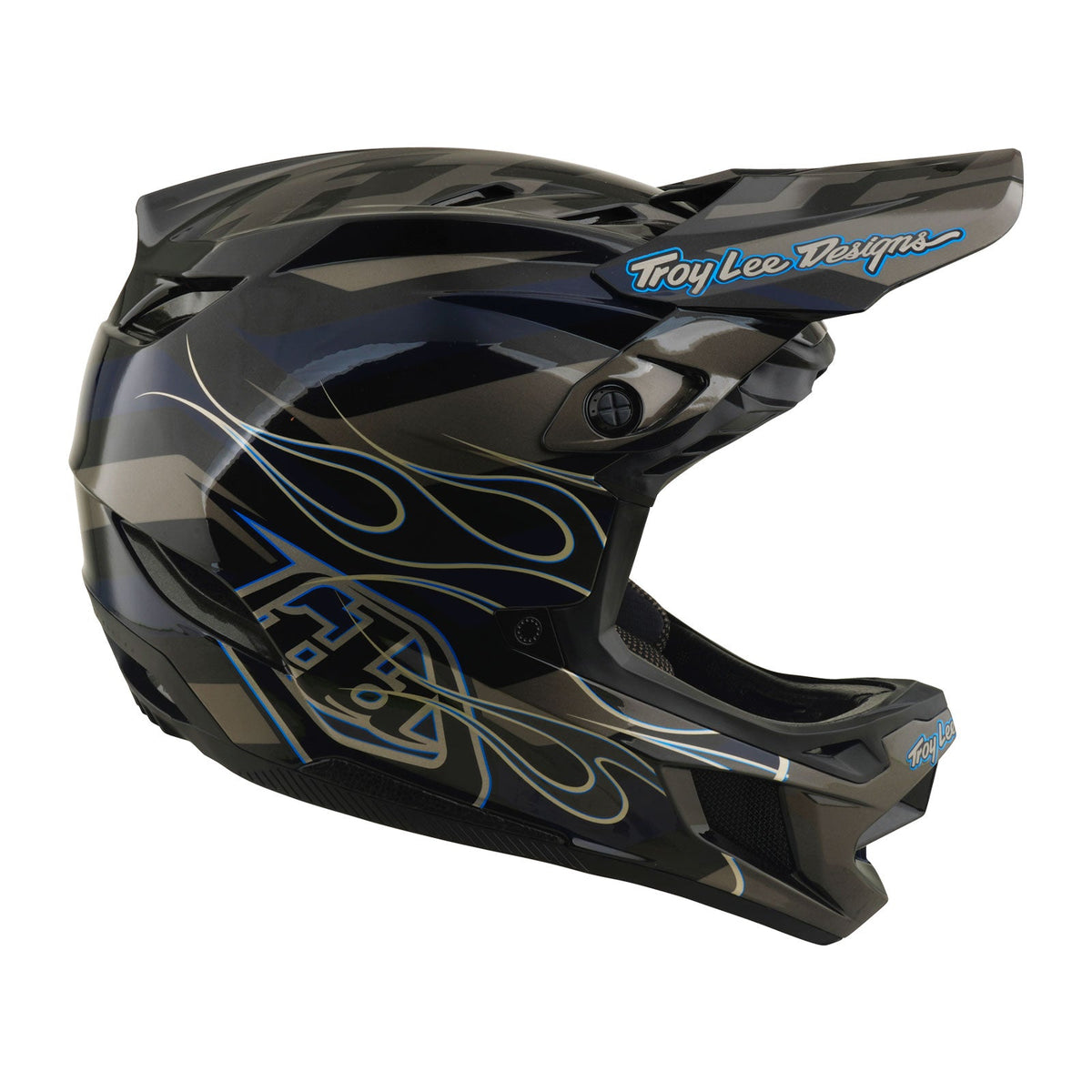 Casco Bicicleta Troy Lee Designs D4 Composite Burst Gris