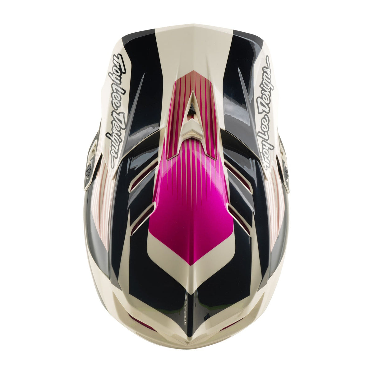 Casco Bicicleta Troy Lee Designs D4 Polyacrylite Turbo Acid / Fuchsia