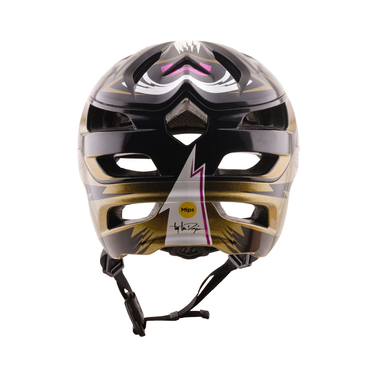 Casco Bicicleta Troy Lee Designs A3 Cyclops Dorado / Negro