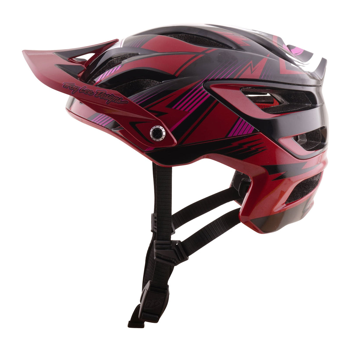 Casco Bicicleta Troy Lee Designs A3 con MIPS Cyclops Rojo / Negro