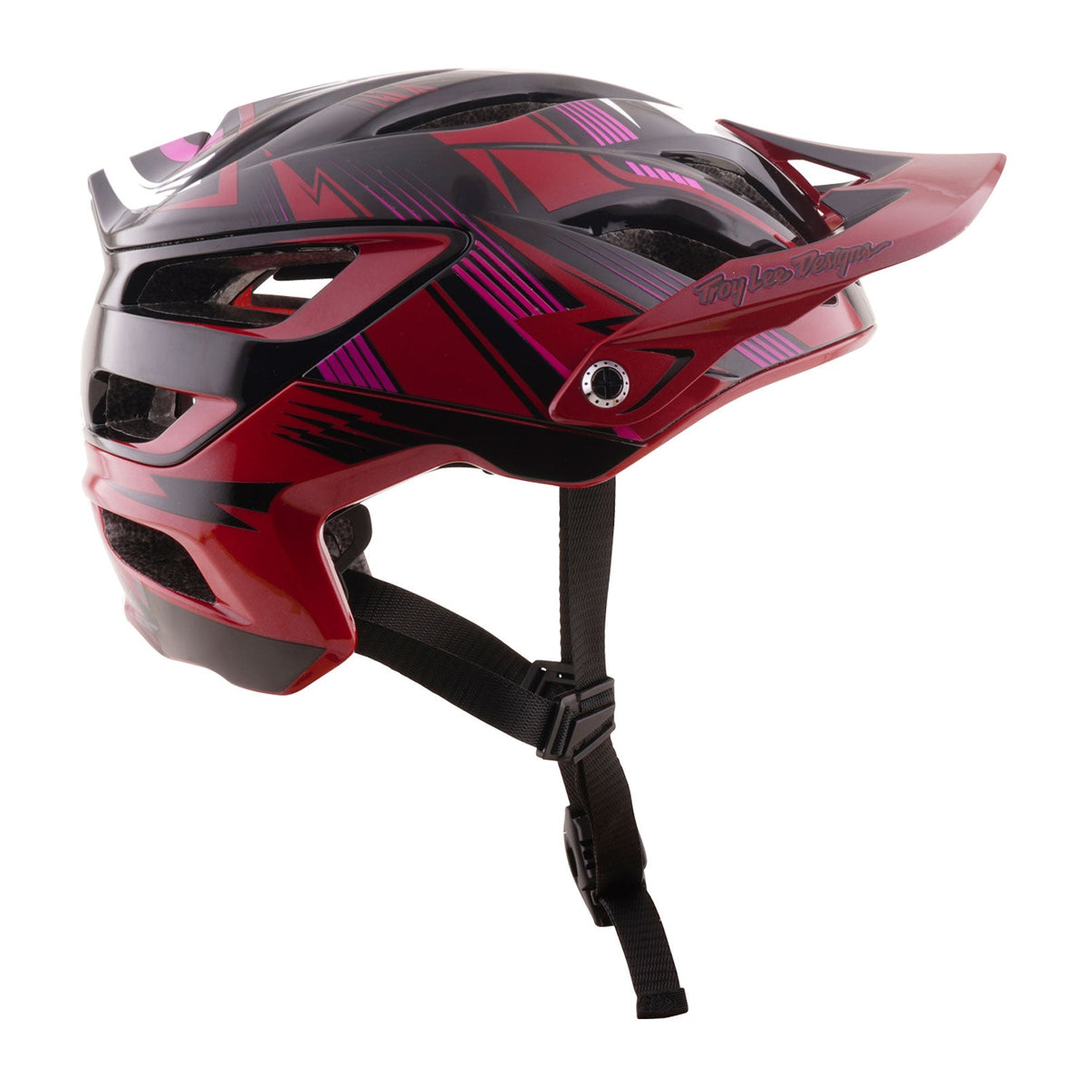 Casco Bicicleta Troy Lee Designs A3 con MIPS Cyclops Rojo / Negro