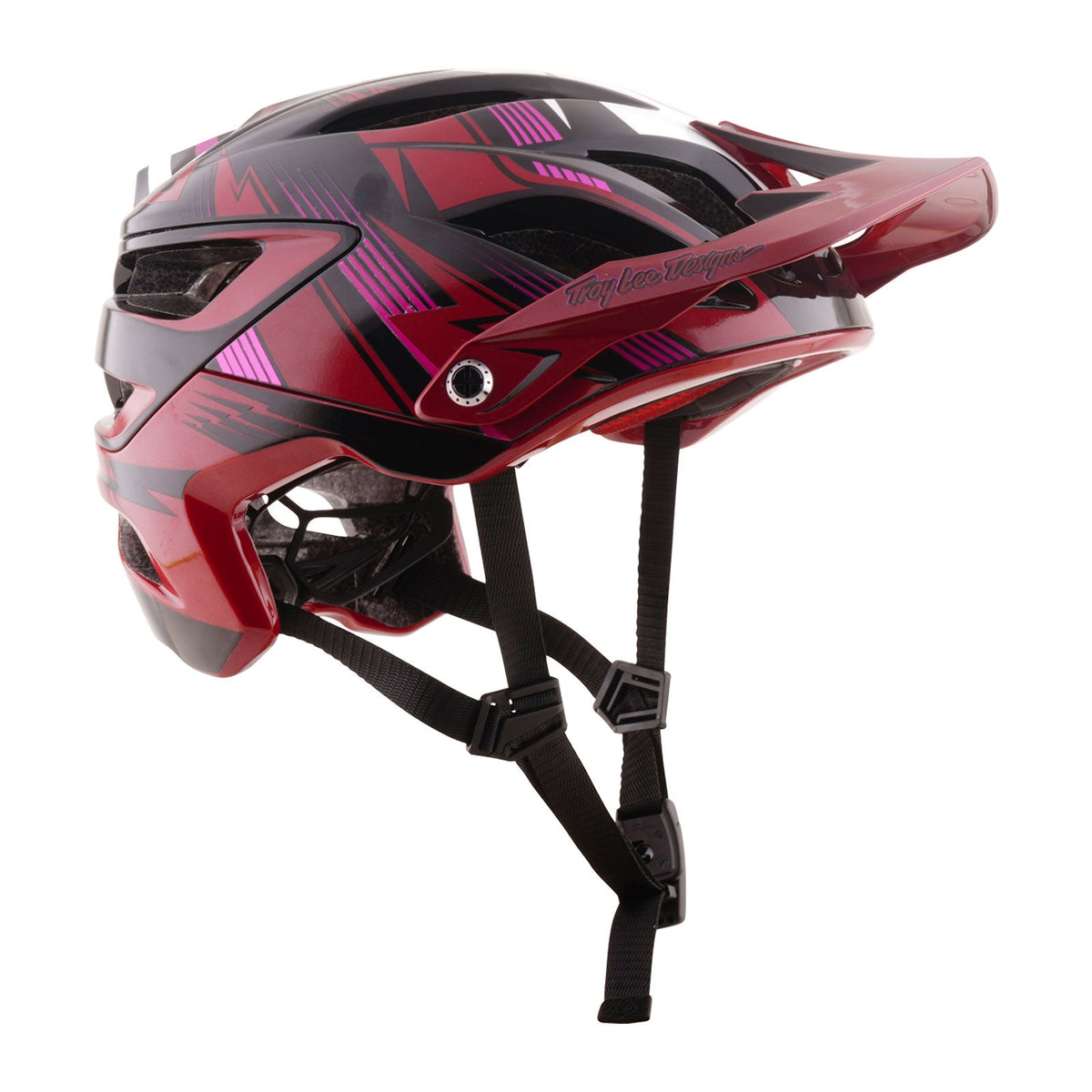 Casco Bicicleta Troy Lee Designs A3 con MIPS Cyclops Rojo / Negro
