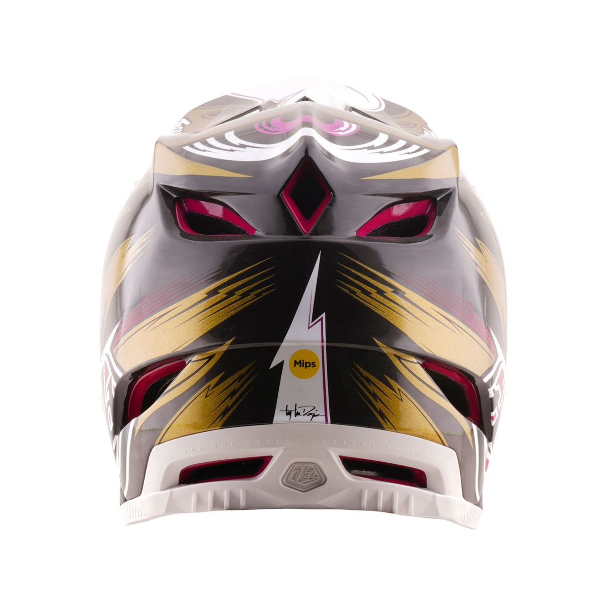 Casco Bicicleta Troy Lee Designs D4 Carbon Cyclops Dorado
