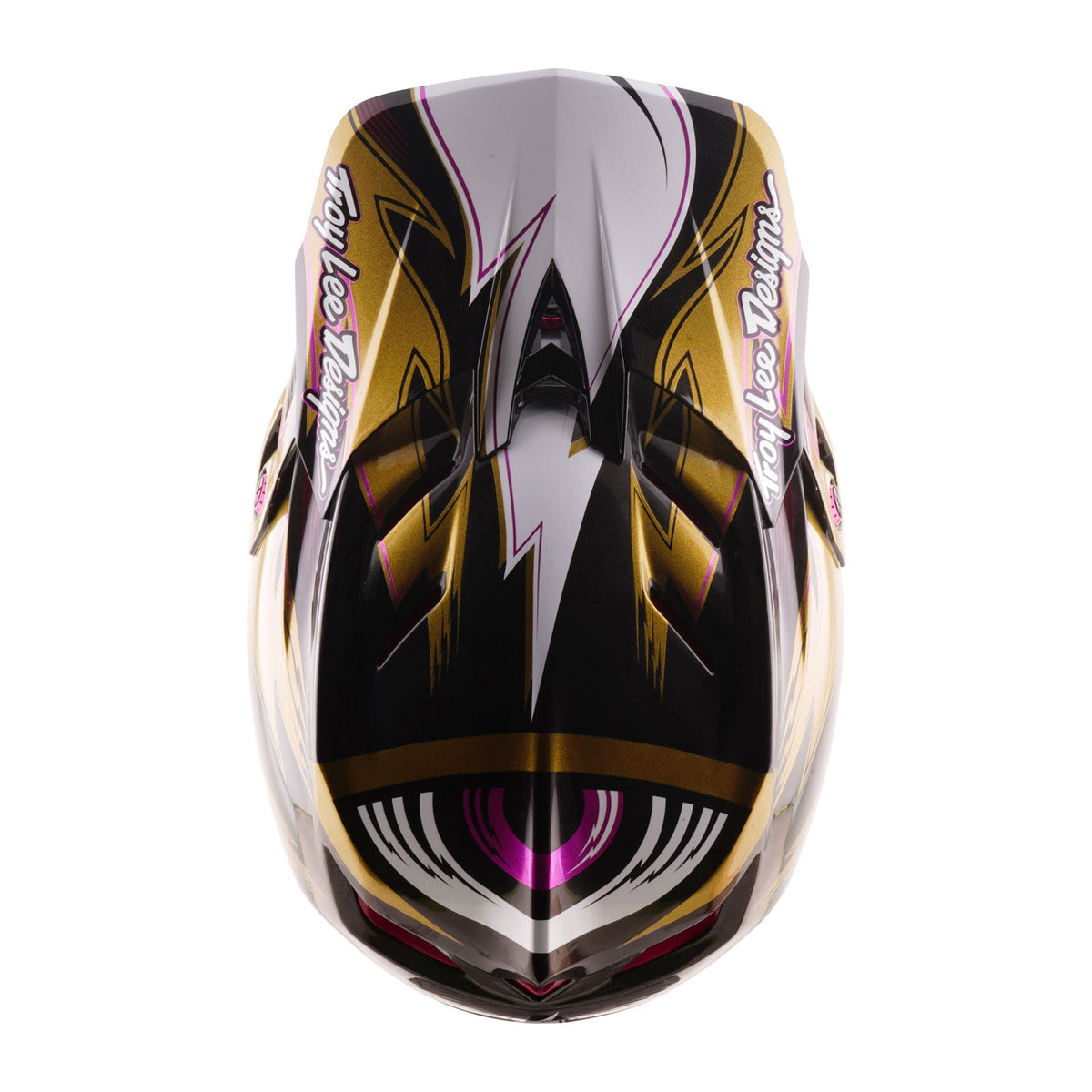 Casco Bicicleta Troy Lee Designs D4 Carbon Cyclops Dorado