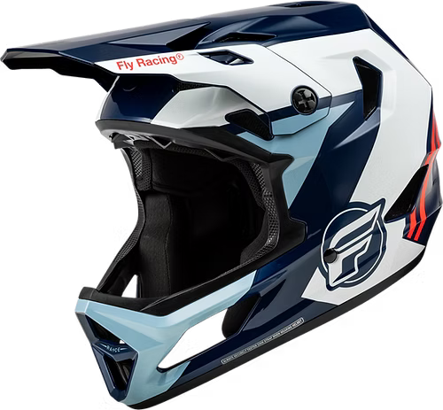 Casco Bicicleta Fly Rayce  Red/White/Blue