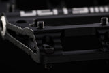 PEDAL FLAT DEITY BLACK KAT SILVER