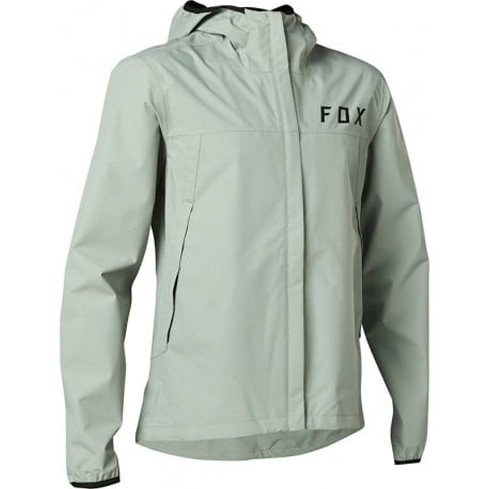 Chaqueta Bicicleta Mujer Impermeable Ranger 2,5L Gris Fox
