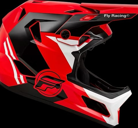 Casco Bicicleta Fly Rayce  Red/Black/White