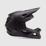 Casco Bicicleta Rampage Mate Black Negro Mate Fox