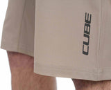 Short Bicicleta Cube Atx Baggy Cmpt Beige