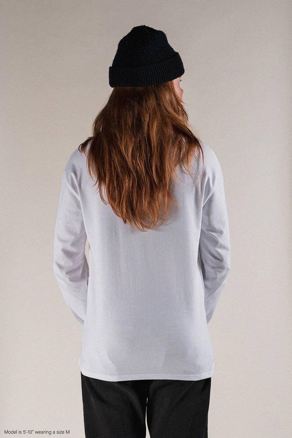 Polera Title Essential LS Blanca