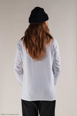 Polera Title Essential LS Blanca