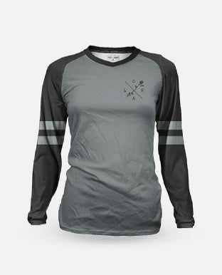 Jersey Bicicleta Mujer Loose Riders Varsity Grey - S