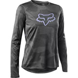 Polera Bicicleta Mujer Ranger Trudri™ Manga Larga Gris Fox