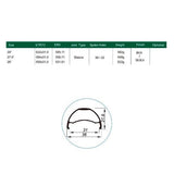 Llanta Weinmann U36 TL 29 32H Presta Con Ojetillos