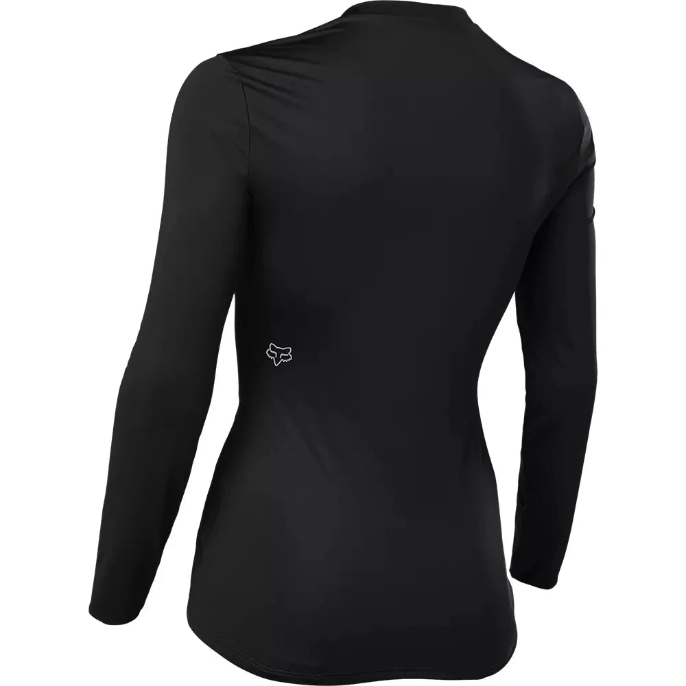 Primera Capa Bicicleta Mujer Tecbase Manga Larga Negro Fox