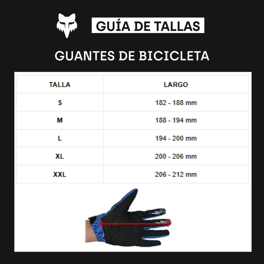Guantes Bicicleta Ranger Frecuency Amarillo Fox
