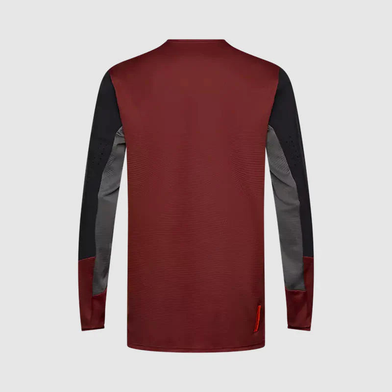 Polera Bicicleta Defend Manga Larga Marron Fox
